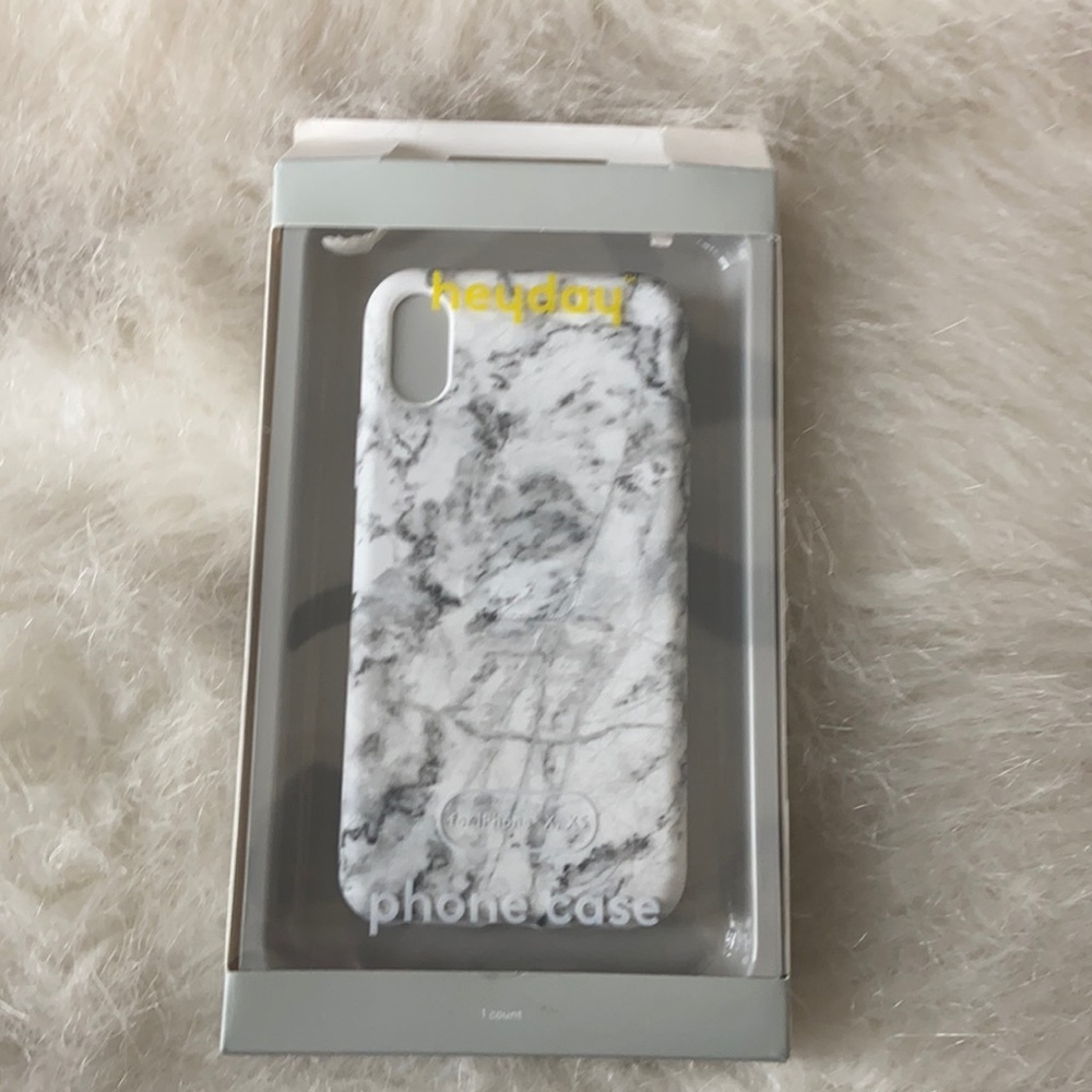Heyday Apple iPhone X/XS Silicone Case - Marble.